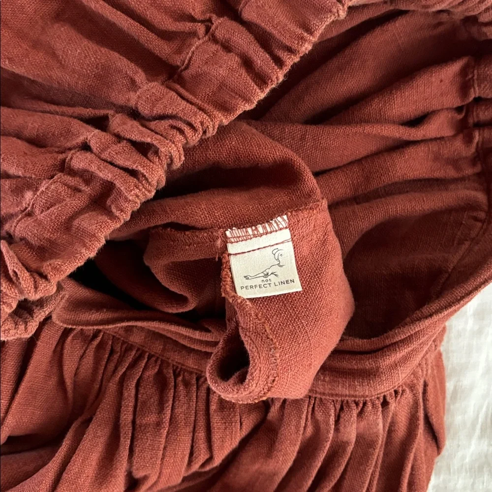 NotPerfectLinen Heavyweight Linen Skirt - Picture 4 of 7